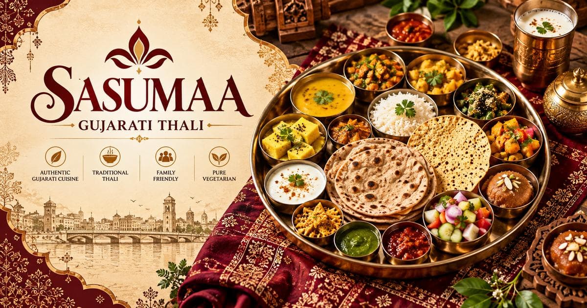 Sasumaa Gujarati Thali
